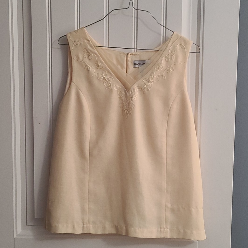 Draper's & Damon yellow tank